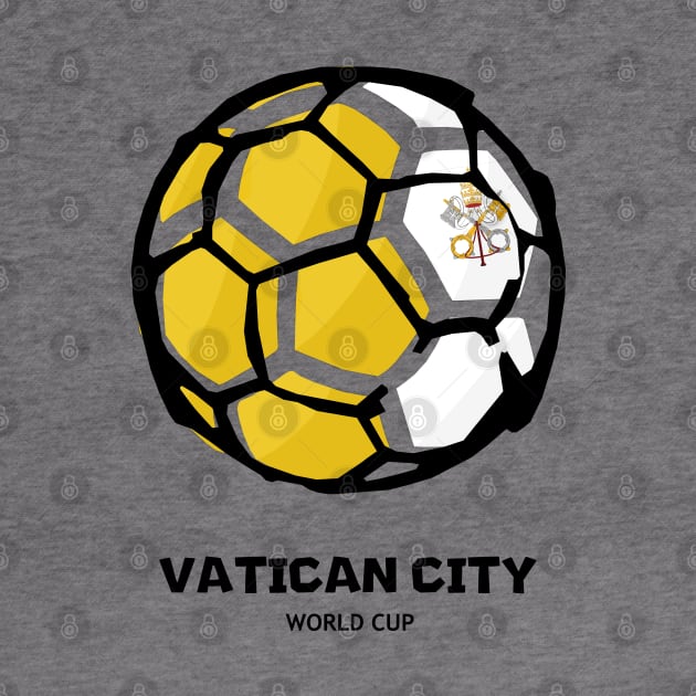 Vatican City Football Country Flag by KewaleeTee